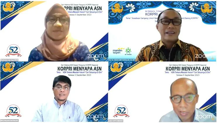 Prof. Zudan Ketum Korpri  Minta Kemen PAN RB Percepat Pengesahan PP Bantuan Hukum ASN