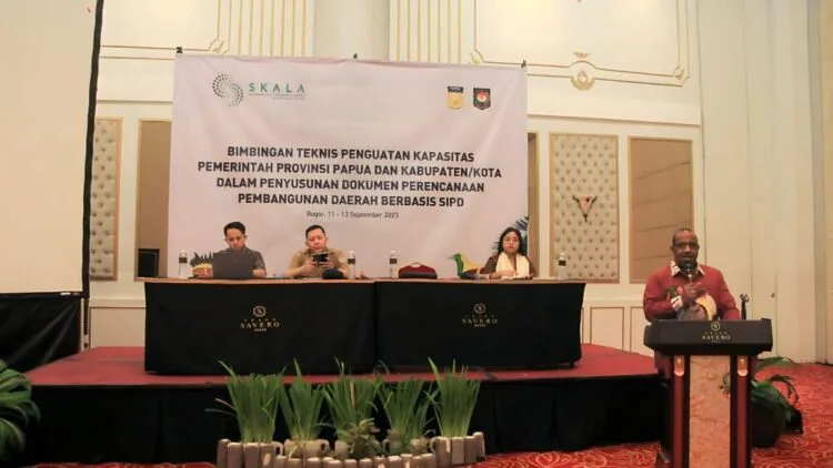Kemendagri Dukung Pemerintah Papua dalam Bimbingan Teknis Pembangunan Daerah SIPD RI