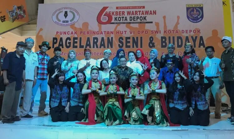 Puncak HUT ke-6 Di Hari Sumpah Pemuda, Sekber Wartawan Kota Depok Meriahkan Dengan Pagelaran Seni Budaya