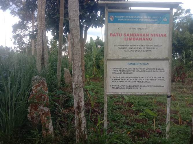 Situs Bersejarah Nagari Limbanang Lima Puluh Kota Sumbar Belum Dirawat Dengan Baik