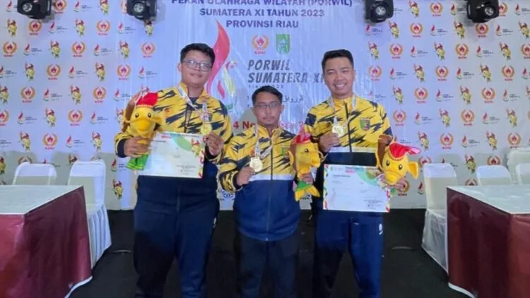 Tim E-Football ESI Lampung Raih Medali Emas di Porwil Sumatera 2023