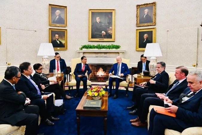 Bertemu Joe Biden, Presiden Jokowi Ajak AS Turut Hentikan Konflik Gaza untuk Perdamaian Global