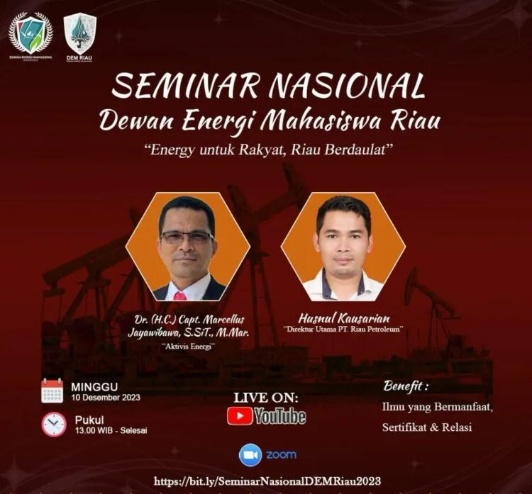 Aktivis Energi DR. Marcellus Jayawibawa: Dewan Energi Mahasiswa Harus Bisa Perjuangkan Kemandirian Energi