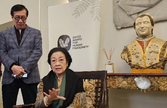 Megawati: Pemenang Zayed Award 2024 Akan Diumumkan Paus Fransiskus dan Imam Besar Al-Azhar