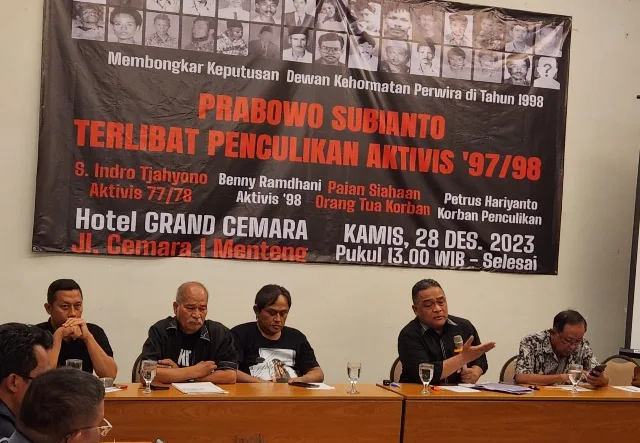 Aktivis 98 Kecam Sikap Agum Gumelar, Wiranto, dan SBY yang Mendukung Penjahat HAM