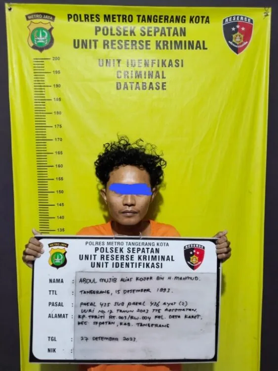 Jualan Obat Keras Ilegal, Seorang Pria Diciduk Resmob Polsek Sepatan