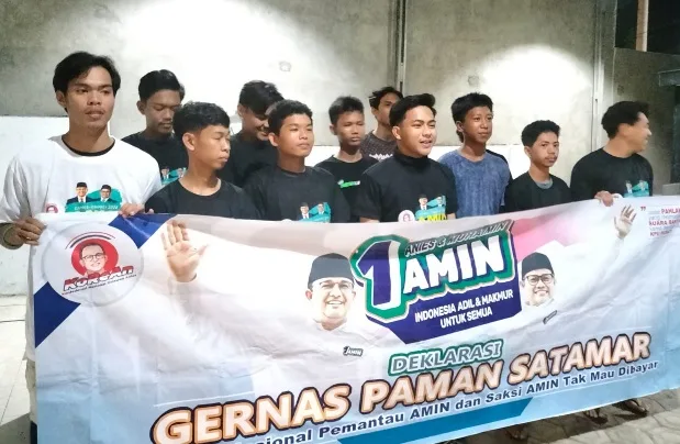 Relawan AMIN Palopo dan Wajo Deklarasi Jadi Saksi Tanpa Pamrih 