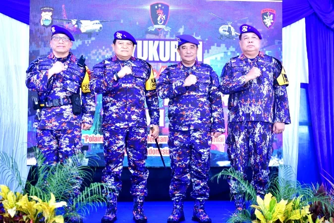 HUT Ke-73 Tahun Polairud, Pj Gubernur Bahtiar Ajak Jaga Perairan Timur Sulsel