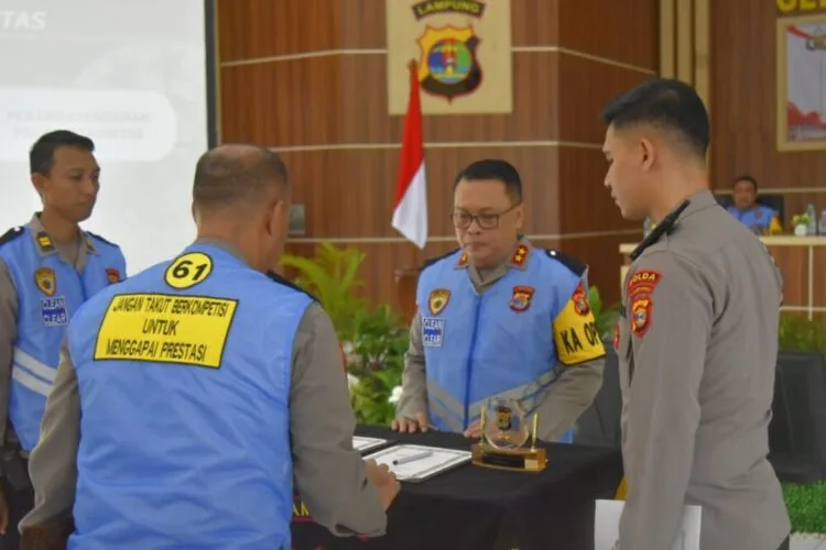 23 Peserta SIPSS Polda Lampung 2024 Menandatangani Pakta Integritas