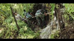 Satgas Pamtas RI-Malaysia Yonarmed 16/TK Bantu Warga