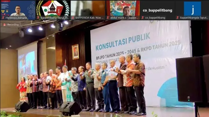 RPJPD Sumut 2025-2045 Angkat Tema "Sumatera Utara Unggul, Maju, Berkelanjutan"