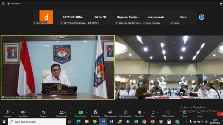 Kemendagri Dorong Sinergi antara Pemda dan DPRD dalam Percepatan Penyusunan dan Penetapan Raperda RTRW