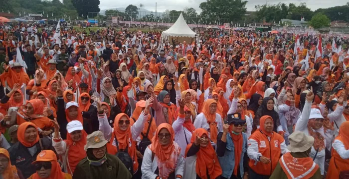 Kegiatan kampanye PKS di Dapil II Sumbar.