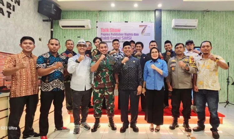 SMSI Inhil Gelar Syukuran Anniversary ke 7, Ini Harapan PJ Bupati H.Herman