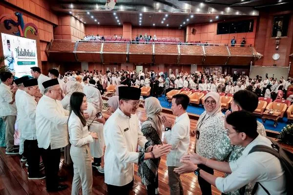 Momen Halalbihalal, Sandiaga Ajak Jajaran Kemenparekraf Sinergi Kejar Target Prestasi