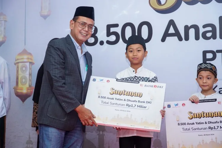 Semarakan Ramadan 1445 H, Bank DKI Santuni 8.500 Anak Yatim dan Dhuafa 