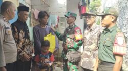 Fenomena Video Viral Anak Kelaparan, Danramil Bojong Gede Bagikan Sembako