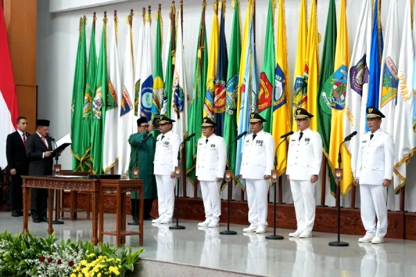 Pelantikan 5 Pj Gubernur, Prof Zudan Pindah ke Sulsel Tukar Tempat dengan Bachtiar Baharuddin