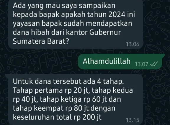 Marak Pencatutan Nama Gubernur Mahyeldi untuk Penipuan