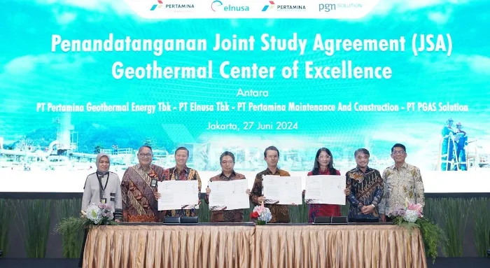 PGE Gandeng Elnusa, PertaMC dan PGAS Solution untuk Realisasikan Transisi Energi Bersih
