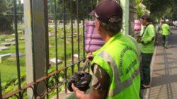 Area Kuburan Umum Cipinang Besar Selatan Dicat Ulang Biar Elok