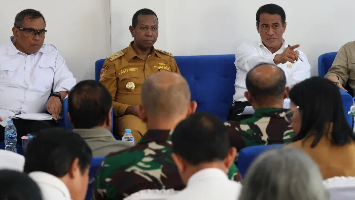 Cek Progres Lahan Pertanian di Merauke, Mentan Amran: Progresnya Sangat Bagus 
