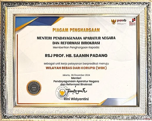 RS Jiwa Prof HB Saanin Raih Penghargaan Nasional, Gubernur Mahyeldi: Syukur Alhamdulillah