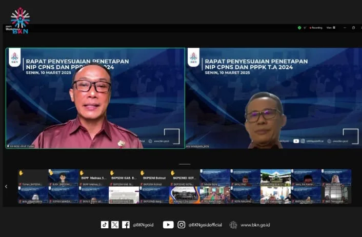 Kepala BKN Pastikan Proses Penetapan NIP CPNS & PPPK 2024 Terus Berlanjut