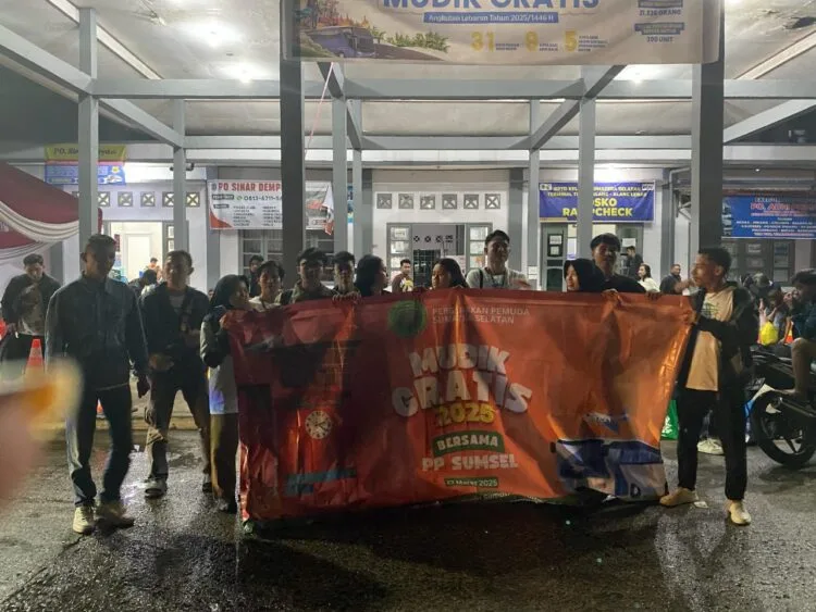 PP SUMSEL Berangkatkan Ratusan Warga Mudik Bareng Gratis