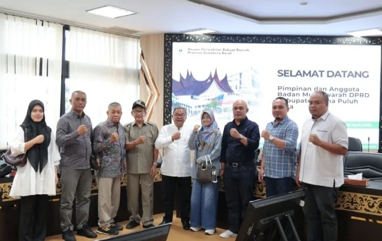 DPRD Sumbar Terima Kunjungan Bamus DPRD Lima Puluh Kota Bahas Penyusunan Renja