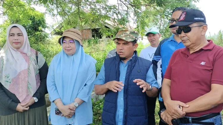 Siap Wujudkan Sekolah Rakyat, Wabup Candra Tinjau Lahan Yang Akan Dijadikan Skolah Rakyat di  Nagari Ariapan 