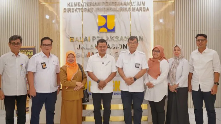 Kunjungi BPJN Sumatera Barat , Bupati Solok Jon Firman Pandu Bahas Peningkatan Infrastruktur Jalan