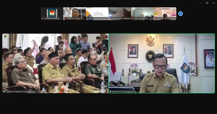 Musrenbang RKPD Provinsi Sumbar: Wamendagri Bima Minta Pemda Pahami Program Prioritas Presiden