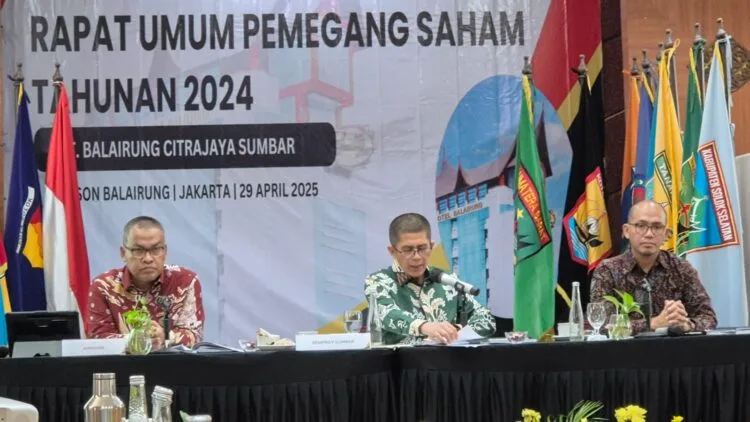 Gubernur Sumbar Dorong Transformasi Manajemen PT Balairung Citrajaya dalam RUPS Tahun Buku 2024