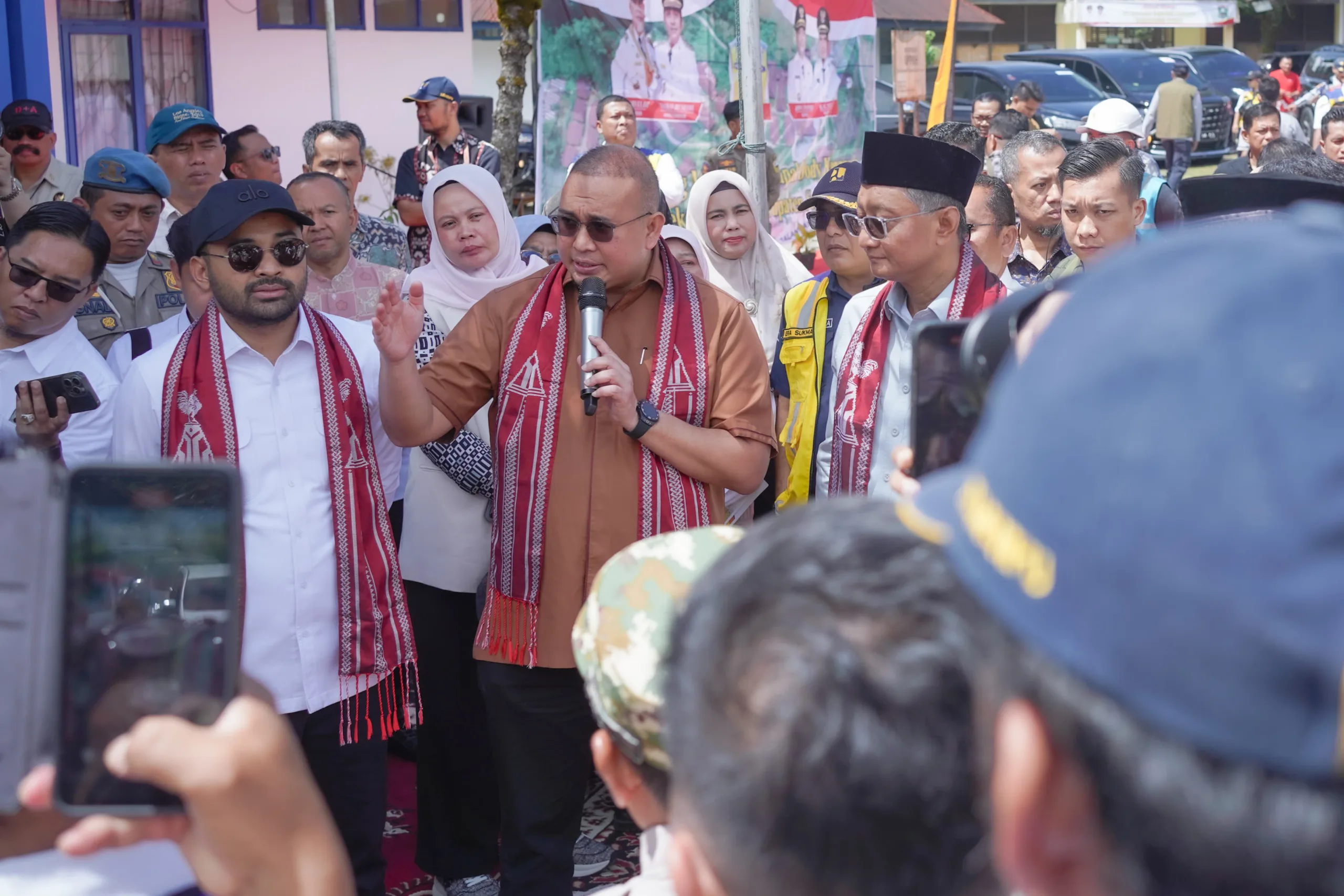 Menteri Pekerjaan Umum Dody Hanggodo Kunjungi Lokasi Pembangunan Sekolah Rakyat di Solok Sumbar