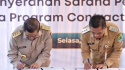 Jamin Pasokan Beras, Gubernur Pramono Teken Kerjasama dengan Pemkab Karawang