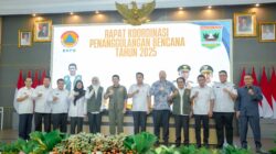 Bupati Solok Jon Firman Pandu Ikuti Rapat Koordinasi Penanggulangan Bencana Tahun 2025