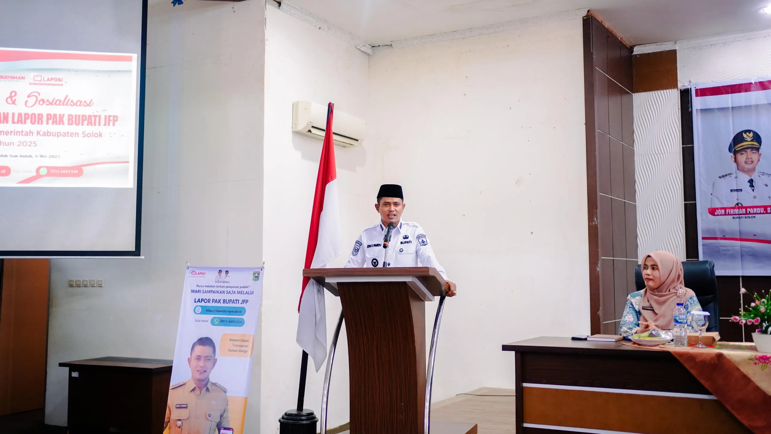 Bupati Solok Luncurkan Layanan Pengaduan Digital "Lapor Pak Bupati JFP"