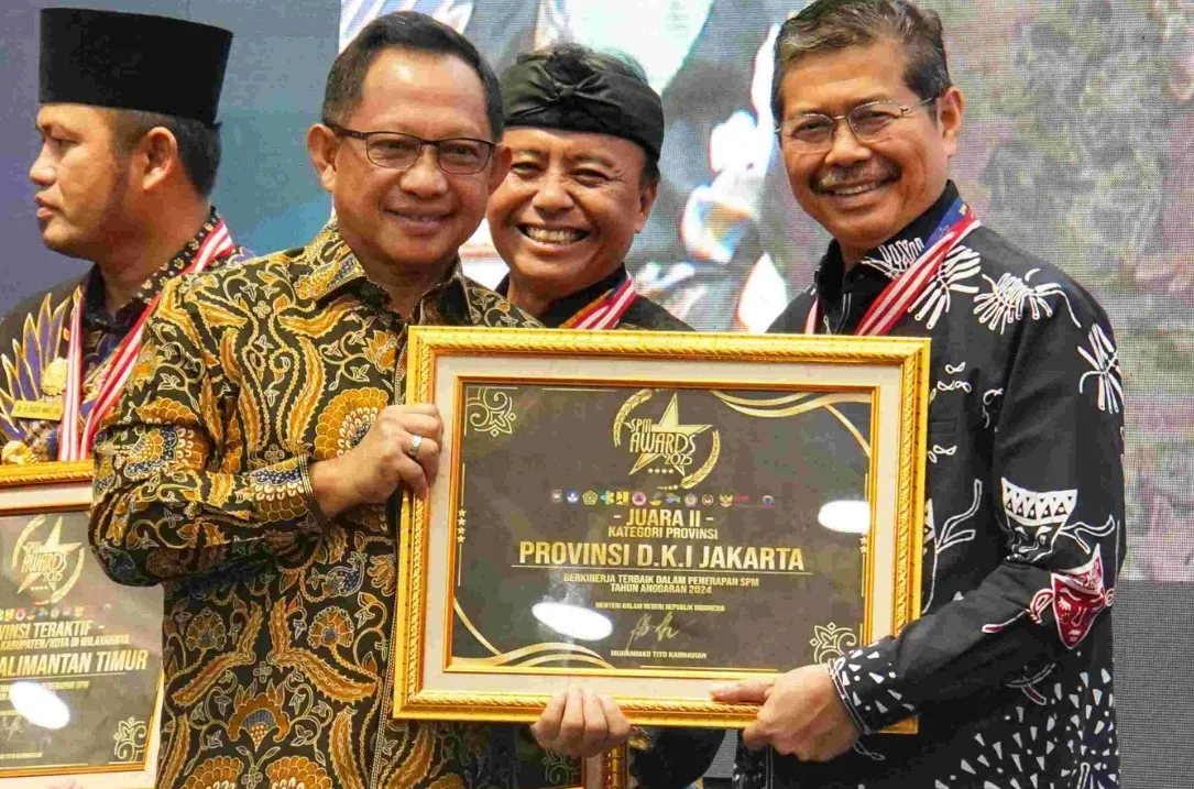 Mendagri Tito: Pemprov DKI Jakarta Ranking II SPM Award 2025