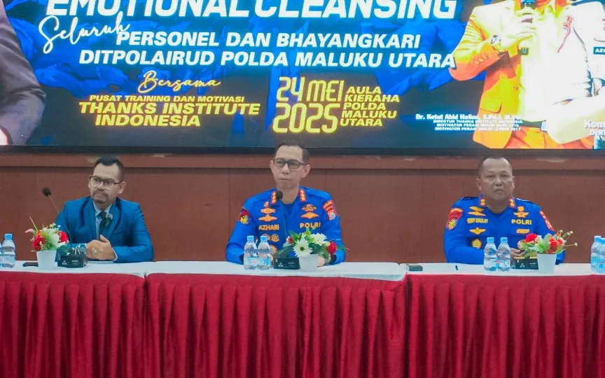 Ditpolairud Polda Malut Gelar Self Healing Training and Emotional Cleansing
