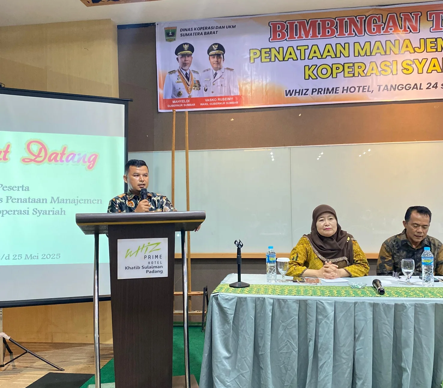 Anggota DPRD Provinsi Sumatra Barat, Syofian Hendri Dorong Konversi Koperasi Syariah Melalui Kegiatan Bimtek 