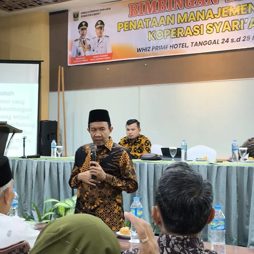 Anggota DPRD Sumbar , Syofian Hendri Ajak Satukan Frekuensi untuk Wujudkan Koperasi Syariah