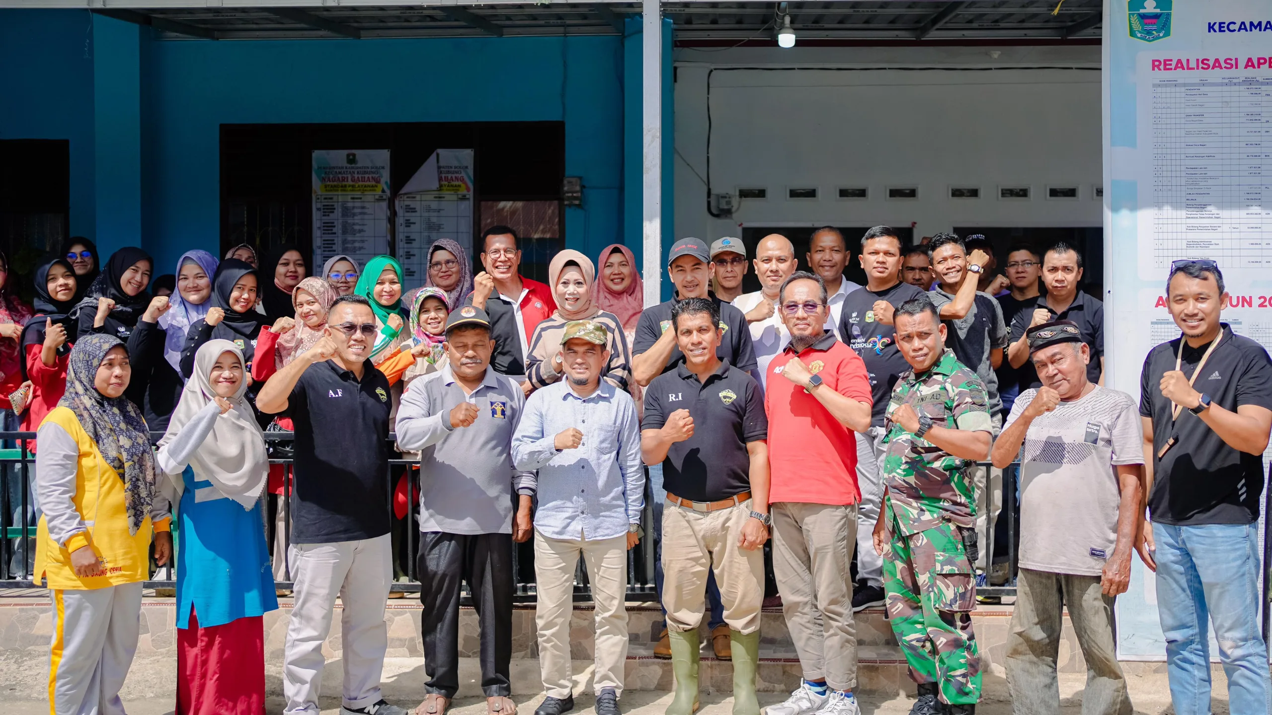 Wakil Bupati Solok H. Candra, Tinjau Lokasi Goro Bersama di Nagari Gauang, Kecamatan Kubung