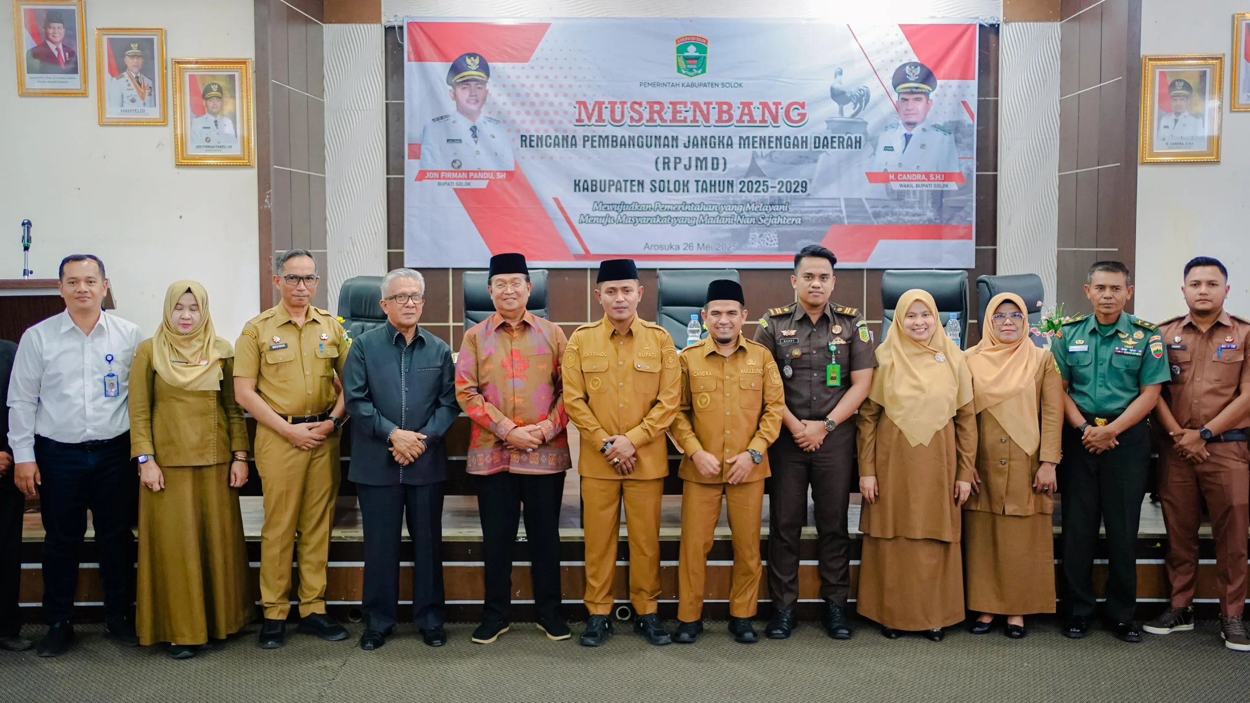 Bupati Solok Buka Musrenbang RPJMD Kabupaten Solok Tahun 2025–2029