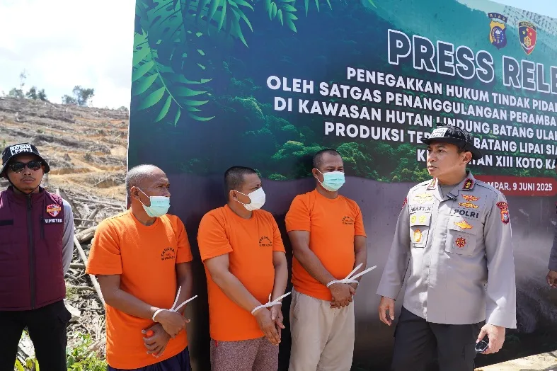 Polda Riau Tindak Tegas Perusakan Hutan, Kapolda: Ini Komitmen Green Policing