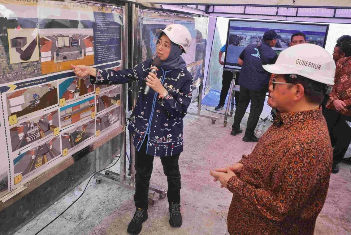 Gubernur Pramono Genjot Pembangunan Tanggul Rob Muara Angke