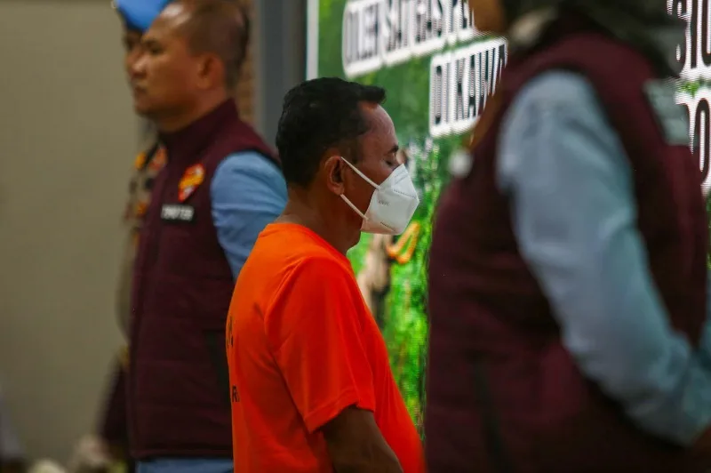 Polda Riau Tangkap Tokoh Adat Pelaku Komersialisasi Lahan Taman Nasional Tesso Nilo