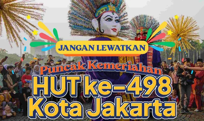 Taman Lapangan Banteng Bakal Jadi Lokasi Puncak Perayaan HUT Jakarta Ke-498