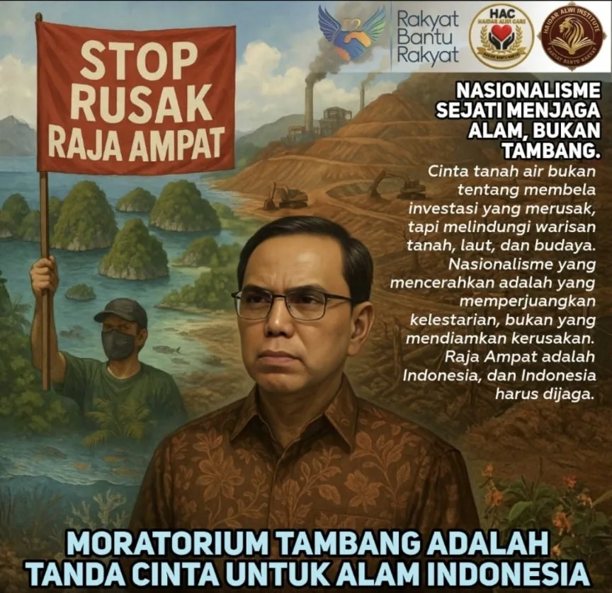 Haidar Alwi Usulkan 5 Solusi Ampuh Selamatkan Laut Raja Ampat