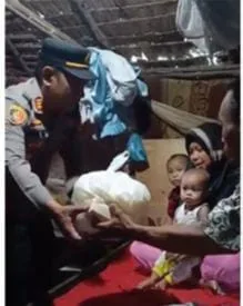 Dalam Rangka HUT Bhayangkara ke 79 Tahun 2025 Polsek Pangkalan Brandan Gelar Bakti Sosial